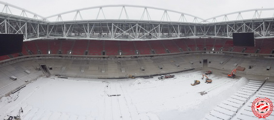 панорама стадиона Открытие Арена
